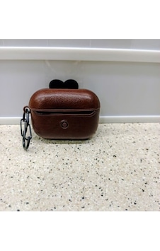 Deri Apple Uyumlu AirPods Pro 1/2 Kılıf Modelleri Kahverengi Deri Apple Uyumlu AirPods Pro 1/2 Kılıf Modelleri Kahverengi