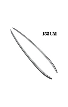 Tavan Çıtası Üniversal Parlak Gümüş Gri Silver Renk 155cm 2li Set 19916 Tavan Çıtası Üniversal Parlak Gümüş Gri Silver Renk 155cm 2li Set 19916