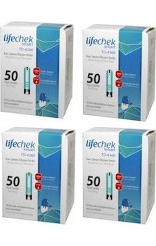 Lifechek Smart TD-4360 Ölçüm Çubuğu 4 x 50 Strip Lifechek Smart TD-4360 Ölçüm Çubuğu 4 x 50 Strip
