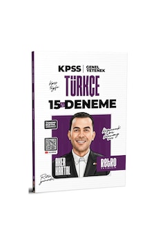 2026 Kpss Genel Yetenek Türkçe 15 Li Deneme Tamamı Dijital Çözümlü Retro Yayınları Kartal 1234