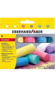 Faber Castell Eberhard Faber Sokak Işaretleme Pasteli 6 Renk