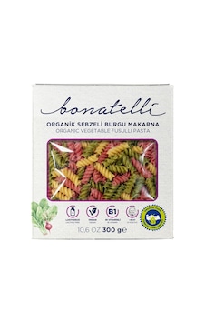 Organik Sebzeli Burgu Makarna 300 G Organik Sebzeli Burgu Makarna 300 G