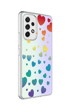 Galaxy Uyumlu A33 5g Kılıf Zore M-blue Desenli Kapak Galaxy Uyumlu A33 5g Kılıf Zore M-blue Desenli Kapak