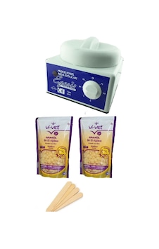 Ağda Makinesi Ve Doğal Boncuklar İle Spatula Seti, Bakım İçin Uygun Ağda Makinesi Ve Doğal Boncuklar İle Spatula Seti, Bakım İçin Uygun