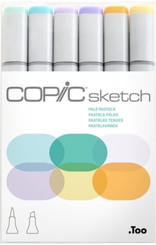 Sketch 6Lı Set Pale Pastels Sketch 6Lı Set Pale Pastels