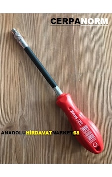 Cerpa Bükülebilir Mıknatıslı Tornavida Bits Uç Takılır 260 MM Cerpa Bükülebilir Mıknatıslı Tornavida Bits Uç Takılır 260 MM