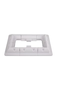 Güneş Paneli Montaj Braket Set 6 Parça Beyaz