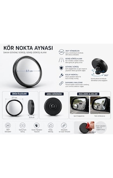 Kör Nokta Aynası Çerçeveli Result Mrr-582