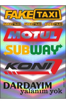 A5 Hologram Sticker 078 Tek Paket Çoklu Sticker A5 Hologram Sticker 078 Tek Paket Çoklu Sticker