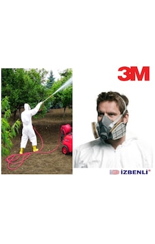 3m 6200+a2 Tarım İlaçlama İçin Yarım Yüz Gaz Maskesi Filtre İle Birlikte 3m 6200+a2 Tarım İlaçlama İçin Yarım Yüz Gaz Maskesi Filtre İle Birlikte