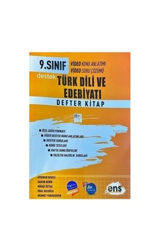 Kampanya Ens 9.sınıf Destek Türk Dili Edebiyatı Defter Kitap