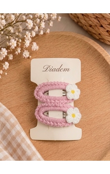 Diadem Aksesuar Diadem El Örgüsü Küçük Papatya Pembe Diadem Aksesuar Diadem El Örgüsü Küçük Papatya Pembe