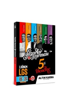 Altın Karma Yazarlar Karması 5 Li Deneme Altın Karma Yayınları Altın Karma Yazarlar Karması 5 Li Deneme Altın Karma Yayınları