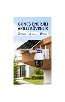 Güneş Panelli 5mp 4g Outdoor Güvenlik Kamerası Sim Kart Destekli Cmr46 Beyaz - 744322503 Güneş Panelli 5mp 4g Outdoor Güvenlik Kamerası Sim Kart Destekli Cmr46 Beyaz - 744322503