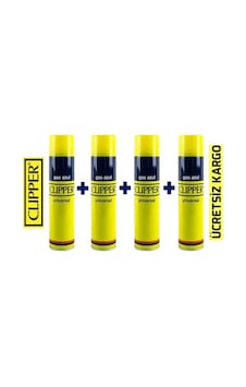 Clipper Gaz Çakmak Gazı 250 Ml x 4 Adet Clipper Gaz Çakmak Gazı 250 Ml x 4 Adet