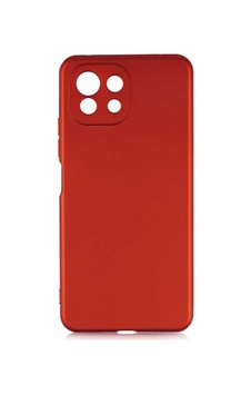 Xiaomi Mi 11 Lite Kılıf Zore Premier Silikon Kapak Kırmızı