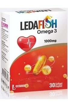 Ledafısh Omega 3 1000 Mg 30 Kapsul Ledafısh Omega 3 1000 Mg 30 Kapsul