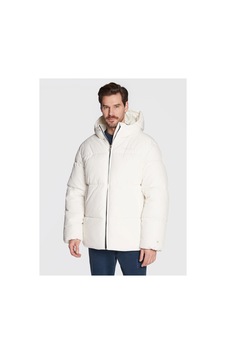 Champion Eco Future Erkek Beyaz Şişme Mont Beyaz Beyaz