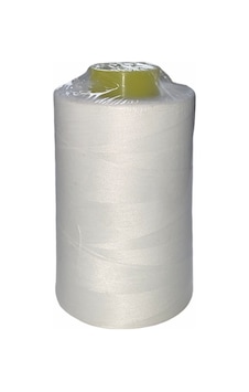 Beyaz Dikiş Ipliği 120 No 5000M Polyester Beyaz Dikiş Ipliği 120 No 5000M Polyester