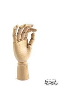 Ahşap Model Mankeni Sağ El Erkek 32 Cm