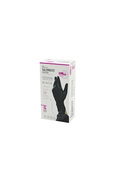 Reflex Slimfit Glove Kod-033 S Siyah Pudrasız Muayene Eldiven 100lü 5615 Reflex Slimfit Glove Kod-033 S Siyah Pudrasız Muayene Eldiven 100lü 5615