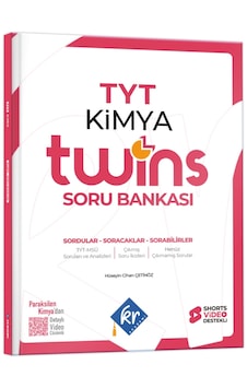 TYT Twins Kimya Soru Bankası Kr Akademi Yayınları