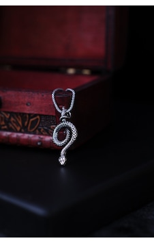 Encili Silver 925 Ayar Gümüş Özel Tasarım Yılan Model Erkek Kolye Gümüş Encili Silver 925 Ayar Gümüş Özel Tasarım Yılan Model Erkek Kolye Gümüş