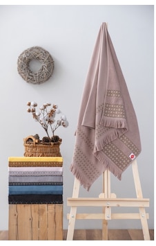 Cotton Box Twins Bukle Havlu 75x150 Bej Bej Cotton Box Twins Bukle Havlu 75x150 Bej Bej