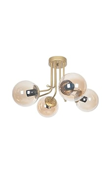 Lüks Gold Renkli Modern Plafonyer - 4'lü Avize Seti 01G Taba Lüks Gold Renkli Modern Plafonyer - 4'lü Avize Seti 01G Taba