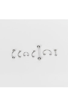 Eastside Ess37221 Gri 7'Li Set Unisex 316L Çelik Piercing 547960784 Çelik Eastside Ess37221 Gri 7'Li Set Unisex 316L Çelik Piercing 547960784 Çelik