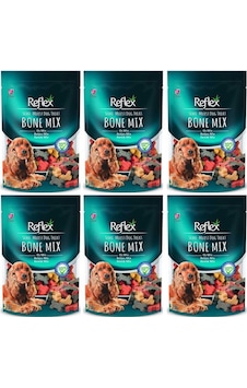 Reflex Yarı Yumuşak Kemik Mix Köpek Ödül Maması 6 x 150 G Reflex Yarı Yumuşak Kemik Mix Köpek Ödül Maması 6 x 150 G