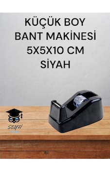 Küçük Boy Masaüstü Bant Makinesi 5x5x10 Cm Siyah Diğer Küçük Boy Masaüstü Bant Makinesi 5x5x10 Cm Siyah Diğer