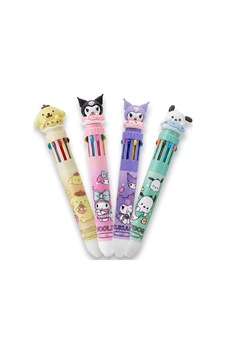 Tek Kalem 10 Renk- Sanrio Karakter Basmalı 10 Renkli Tükenmez Kalemler-4 Kalem Birarada Çok Renkli Tek Kalem 10 Renk- Sanrio Karakter Basmalı 10 Renkli Tükenmez Kalemler-4 Kalem Birarada Çok Renkli