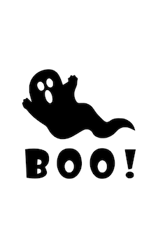 Boo Uçan Hayalet Sticker Oto Motor Laptop Duvar Folyo Sticker 50x50 Cm