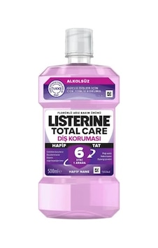 Listerine Total Care Diş Koruması Alkolsüz 6 Etki 1 Arada Ağız Bakım Suyu 500 ML Listerine Total Care Diş Koruması Alkolsüz 6 Etki 1 Arada Ağız Bakım Suyu 500 ML