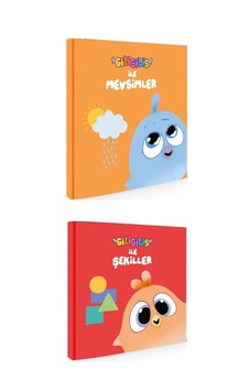 Giligilis İle Mevsimler Şekiller - Minik Karton Kitaplar-2 Kitap
