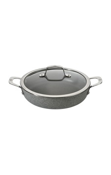 Tr Salina Alüminyum Servis Tavası, 2 Saplı + Cam Kapaklı, 28 Cm, Yapışmaz Kaplama, Tüm Ocak Türleri İçin Tr Salina Alüminyum Servis Tavası, 2 Saplı + Cam Kapaklı, 28 Cm, Yapışmaz Kaplama, Tüm Ocak Türleri İçin