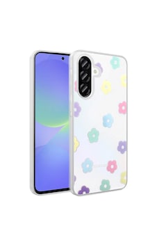 Samsung Uyumlu Galaxy A36 Kılıf Şeffaf Figürlü Zore Folk Sert Kapak Papatya Samsung Uyumlu Galaxy A36 Kılıf Şeffaf Figürlü Zore Folk Sert Kapak Papatya