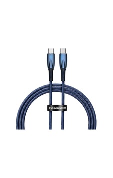 Glimmer Series 100w 100 Cm Pd Type-c Şarj Kablosu Mavi Glimmer Series 100w 100 Cm Pd Type-c Şarj Kablosu Mavi