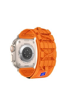 Apple Uyumlu  Watch  7 45mm Zore Krd-99 Hasır Kordon