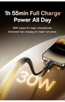 Tungsten Gold Air 30w Type-c To Lightning İp Hızlı Şarj Ve Veri Aktarım Kablosu, Pd Destekli Örgülü Kopmaz Yapı, İphone Ve İpad Uyumlu, 1.2 Metre, Cluster Siyah Tungsten Gold Air 30w Type-c To Lightning İp Hızlı Şarj Ve Veri Aktarım Kablosu, Pd Destekli Örgülü Kopmaz Yapı, İphone Ve İpad Uyumlu, 1.2 Metre, Cluster Siyah