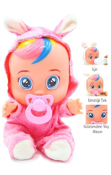 Ağlayan Ve Konuşan Et Bebek 20 Cm Su İçen Bebek Oyuncağı 3+ Yaş Pembe Ağlayan Ve Konuşan Et Bebek 20 Cm Su İçen Bebek Oyuncağı 3+ Yaş Pembe