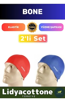 Premium Elastik Yüzme Şapkası Su Geçirmez Silikon Yüzücü Havuz Deniz Bonesi 2'li Set Çok Renkli Premium Elastik Yüzme Şapkası Su Geçirmez Silikon Yüzücü Havuz Deniz Bonesi 2'li Set Çok Renkli