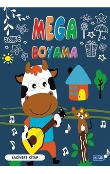 Mega Boyama-lacivert Kitap Mega Boyama-lacivert Kitap