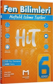 6. Sınıf Fen Bilimleri Hit 32 Deneme Mozaik Yayınları