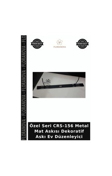 Özel Seri Crs-156 Metal Mat Askısı Dekoratif Askı Ev Düzenleyici