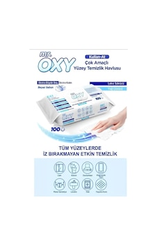 Mr. Oxy Beyaz Sabun Kokulu Yüzey Temizlik Havlusu 100'lü