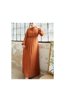 Çınar Boutique Pilise Şifon Elbise Tesettür Açık Kremit Açık Kremit Çınar Boutique Pilise Şifon Elbise Tesettür Açık Kremit Açık Kremit