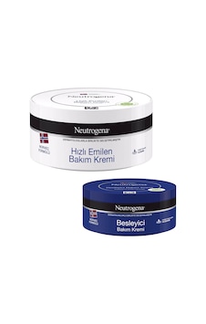 Neutrogena Besleyici Bakım Kremi 200 ML + Hızlı Emilen Bakım Kremi 300 ML Neutrogena Besleyici Bakım Kremi 200 ML + Hızlı Emilen Bakım Kremi 300 ML