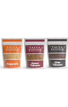 Talya Foods Amarant Chia Keten Tohumu Avantaj Set Talya Foods Amarant Chia Keten Tohumu Avantaj Set